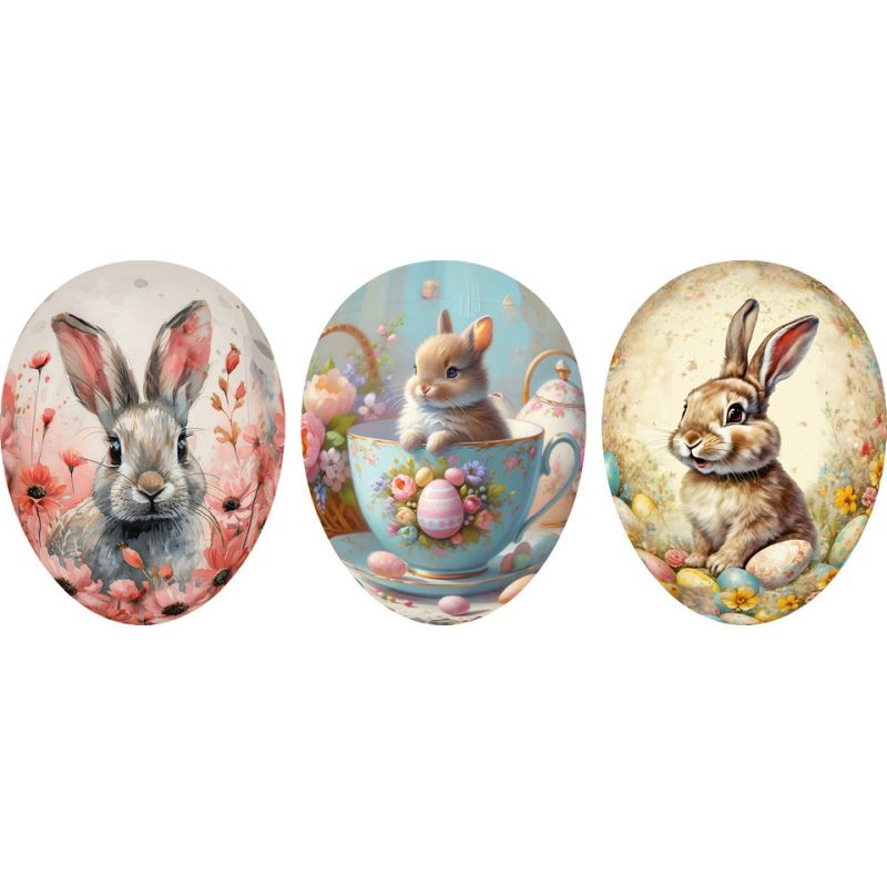 Füllei Häschen Ø 12 cm sortiert kaufen dekoratives Osterei